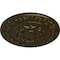 Ekena Millwork Sydney Ceiling Medallion (Fits Canopies up to 5 3/4"), Hand-Painted Green Gold, 27 3/4"OD x 2"P CM27SYGGS - alternate 2